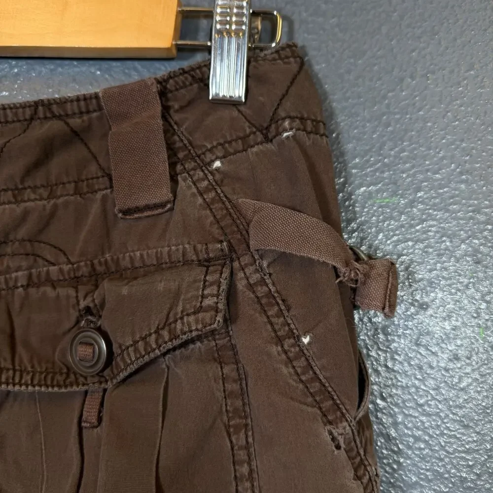 Abercrombie and Fitch 29/31 brown DISTRESSED CARGO VINTAGE Y2K baggy